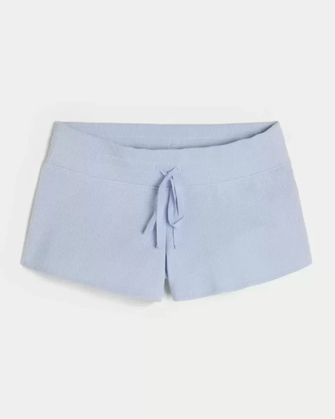 Gilly Hicks Cozy Waffle Mini Shorts