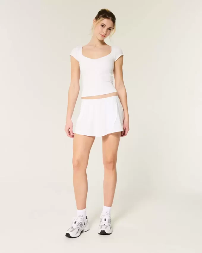 Gilly Hicks Mid-Rise Ballet Wrap Skortie