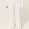 Gilly Hicks Sweater-Knit Foldover Waist Boot Pants