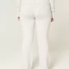Gilly Hicks Sweater-Knit Foldover Waist Boot Pants