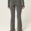 Gilly Hicks Sweater-Knit Foldover Waist Boot Pants