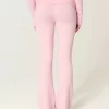Gilly Hicks Sweater-Knit Foldover Waist Boot Pants