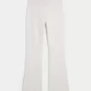 Gilly Hicks Sweater-Knit Foldover Waist Boot Pants