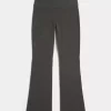 Gilly Hicks Sweater-Knit Foldover Waist Boot Pants