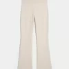 Gilly Hicks Sweater-Knit Foldover Waist Boot Pants