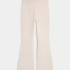 Gilly Hicks Sweater-Knit Foldover Waist Flare Pants