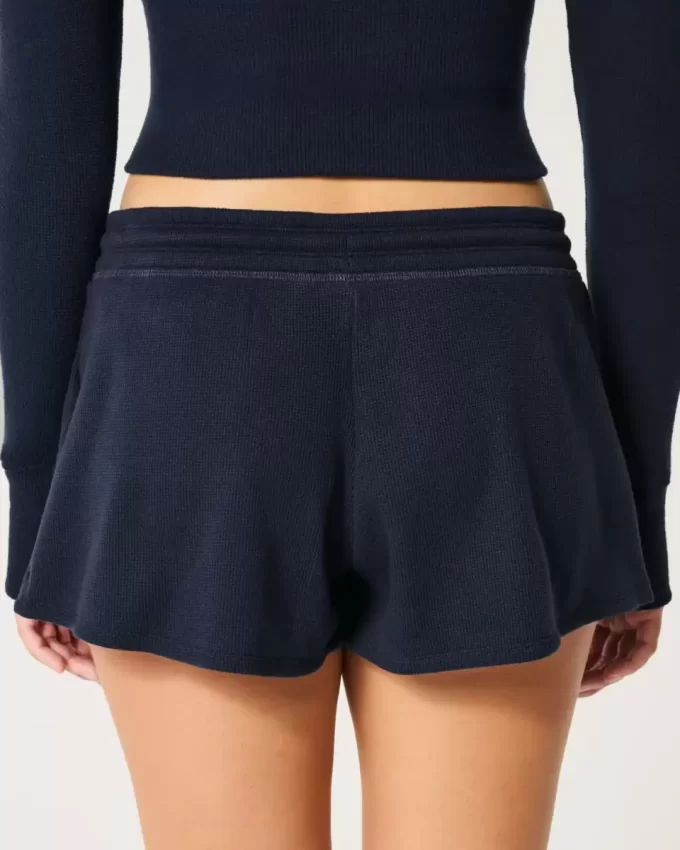 Gilly Hicks Waffle Flutter Shorts