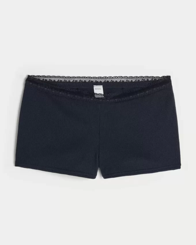 Gilly Hicks Waffle Lace Shortie Shorts