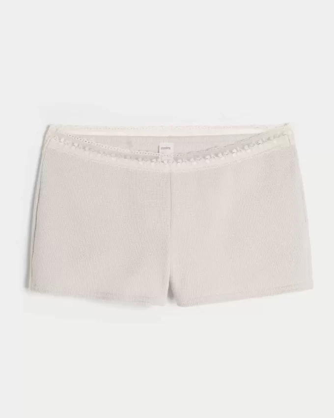 Gilly Hicks Waffle Lace Shortie Shorts