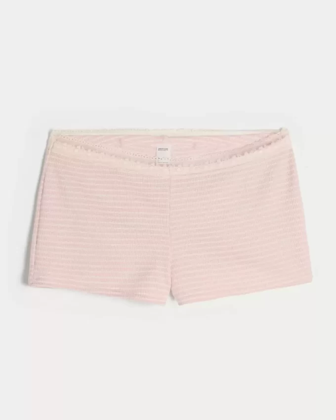 Gilly Hicks Waffle Lace Shortie Shorts