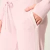 Gilly Hicks Waffle Lace Straight Pants