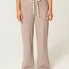 Gilly Hicks Waffle Lace Straight Pants