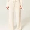 Gilly Hicks Waffle Lace Straight Pants