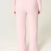 Gilly Hicks Waffle Lace Straight Pants