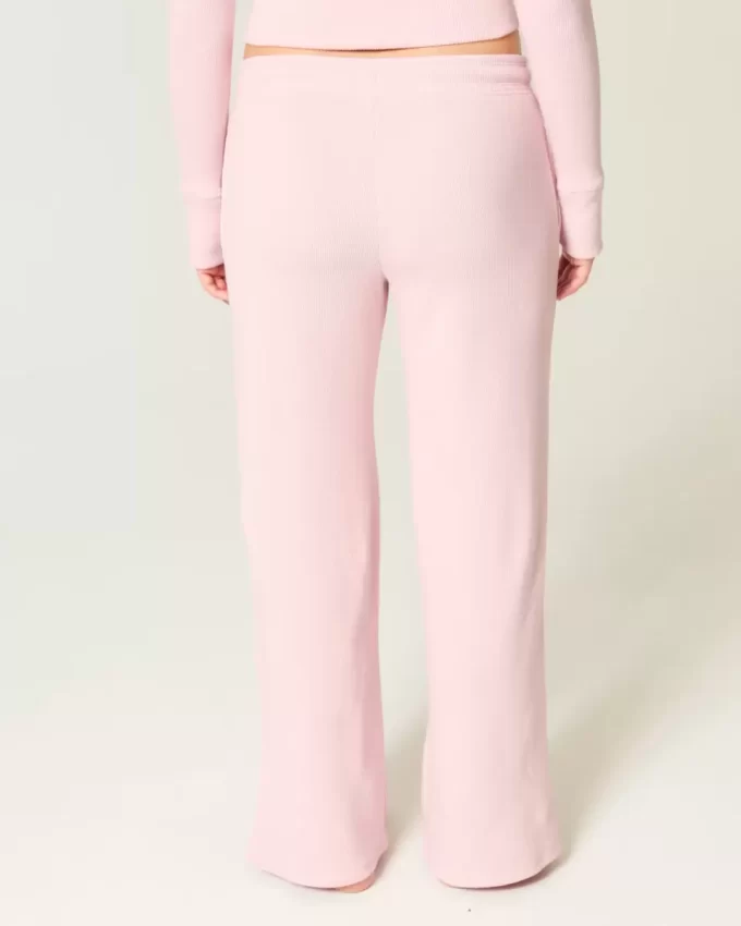 Gilly Hicks Waffle Lace Straight Pants