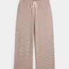 Gilly Hicks Waffle Lace Straight Pants