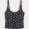 Gilly Hicks Waffle Lace Trim Tank