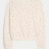 Gilly Hicks Waffle Off-the-Shoulder Top