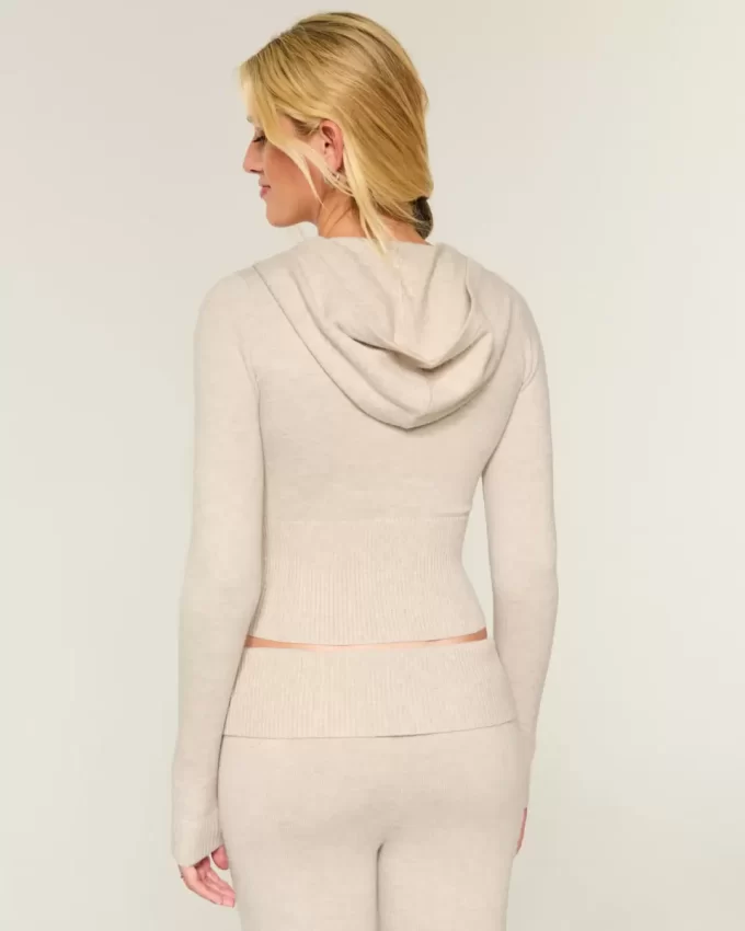 Gilly Hicks Zip-Up Sweater Hoodie