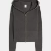 Gilly Hicks Zip-Up Sweater Hoodie
