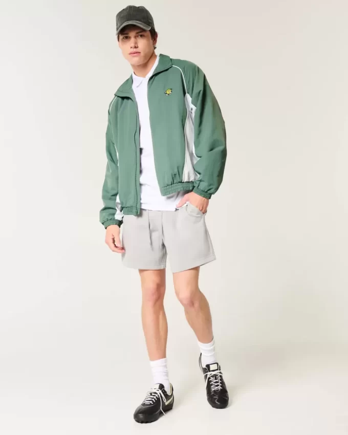 Golf Graphic Windbreaker Jacket