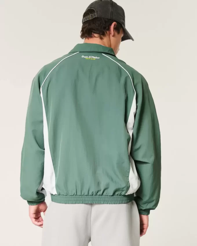 Golf Graphic Windbreaker Jacket