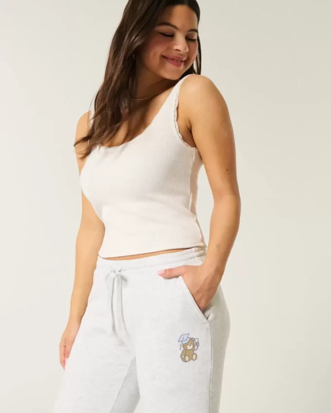 Grad Bear Straight Sweatpants