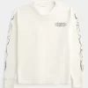 Graffiti Graphic Thermal Crew Shirt