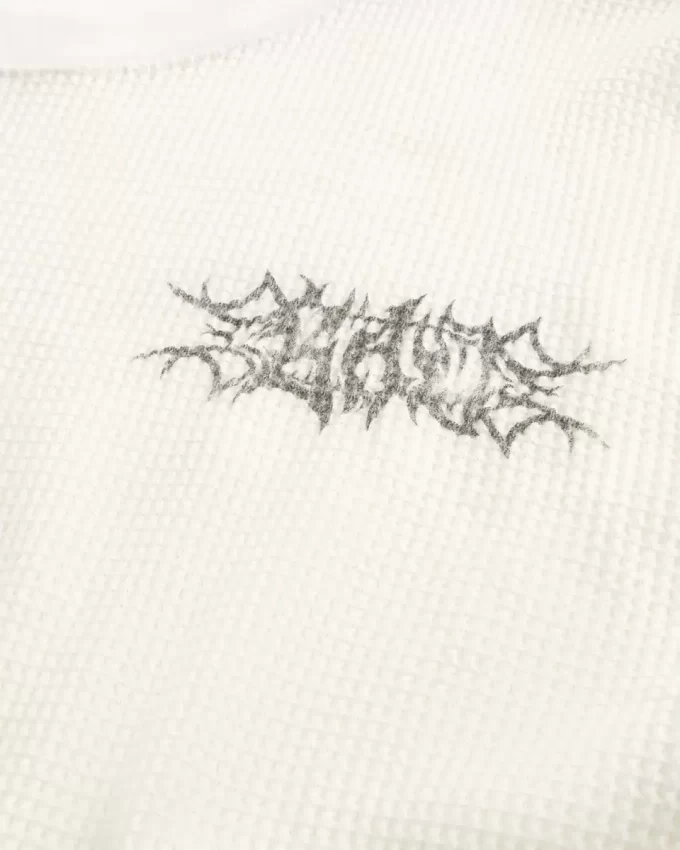 Graffiti Graphic Thermal Crew Shirt