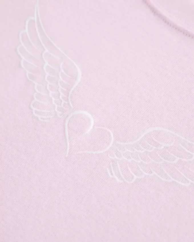 Heart Graphic Baby Tee Heart Graphic Baby Tee
