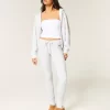 Heart Graphic Fleece Leggings