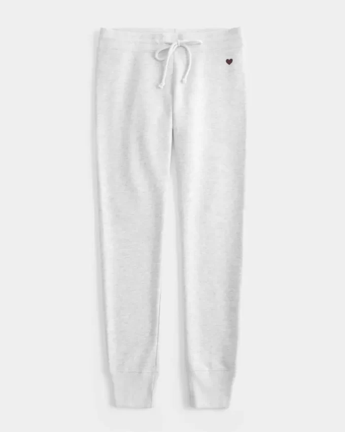 Heart Graphic Fleece Leggings
