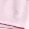 Heart Graphic Fleece Mini Shorts