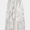 Heart Pocket Camo Wide-Leg Sweatpants