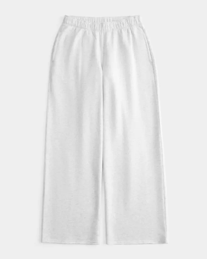 Heart Pocket Wide-Leg Sweatpants