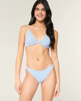 High-Leg Eyelet Cheekiest Bikini Bottom