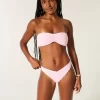 High-Leg V-Waist Jacquard Cheeky Bikini Bottom