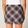 High-Rise A-Line Mini Skort