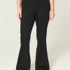 High-Rise Black Flare Jeans