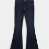 High-Rise Dark Wash Flare Jeans