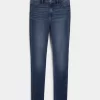 High-Rise Dark Wash Jean Leggings