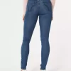 High-Rise Dark Wash Super Skinny Jeans