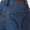 High-Rise Dark Wash Super Skinny Jeans