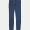 High-Rise Dark Wash Super Skinny Jeans