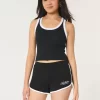 High-Rise Logo Shorts