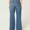 High-Rise Medium Wash Baggy Jeans