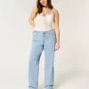 High-Rise Medium Wash Dad Jeans