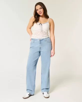 High-Rise Medium Wash Dad Jeans