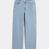 High-Rise Medium Wash Dad Jeans