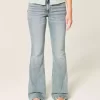 High-Rise Medium Wash Flare Jeans